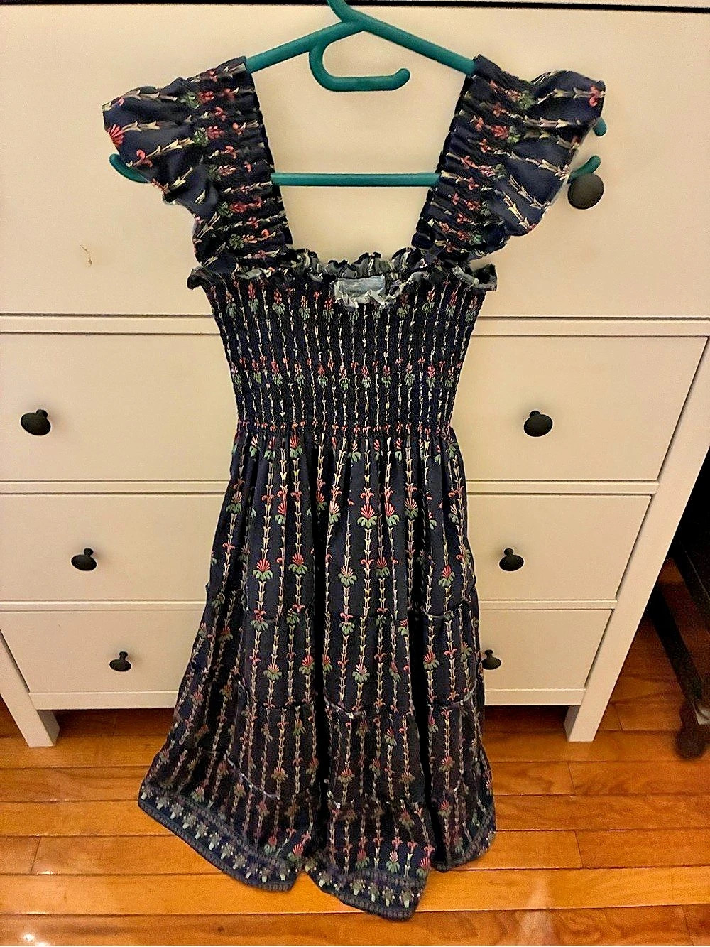 Hill House Floral Ellie Midi Dress, XS